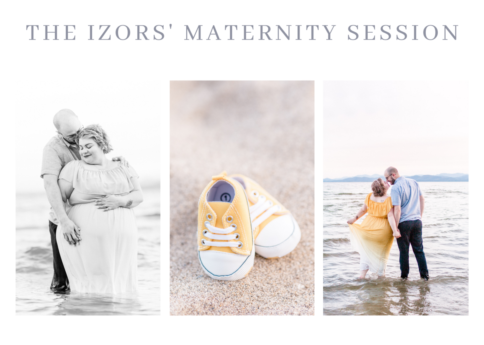 beach maternity session vermont photography