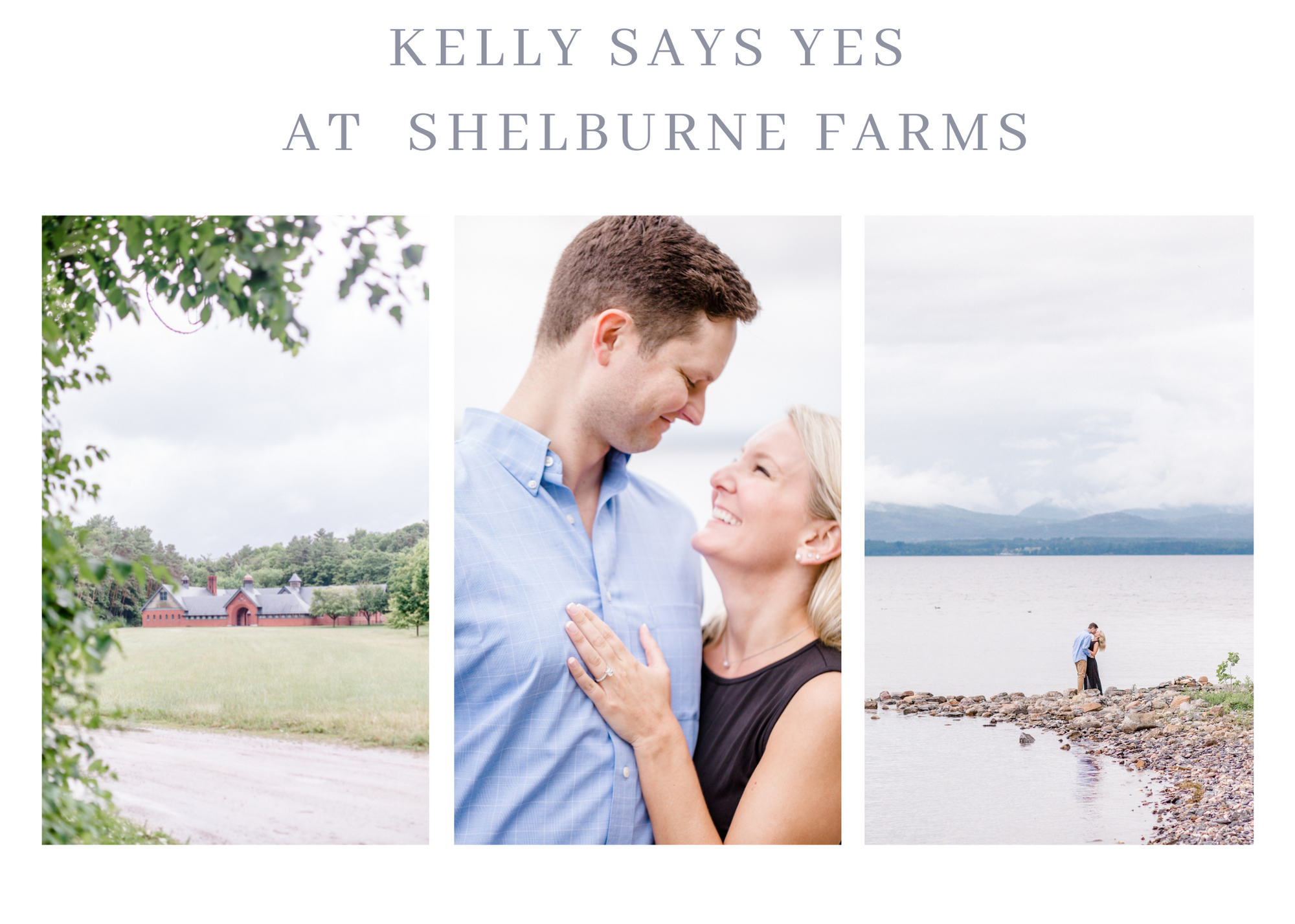 vermont proposal photographer collage