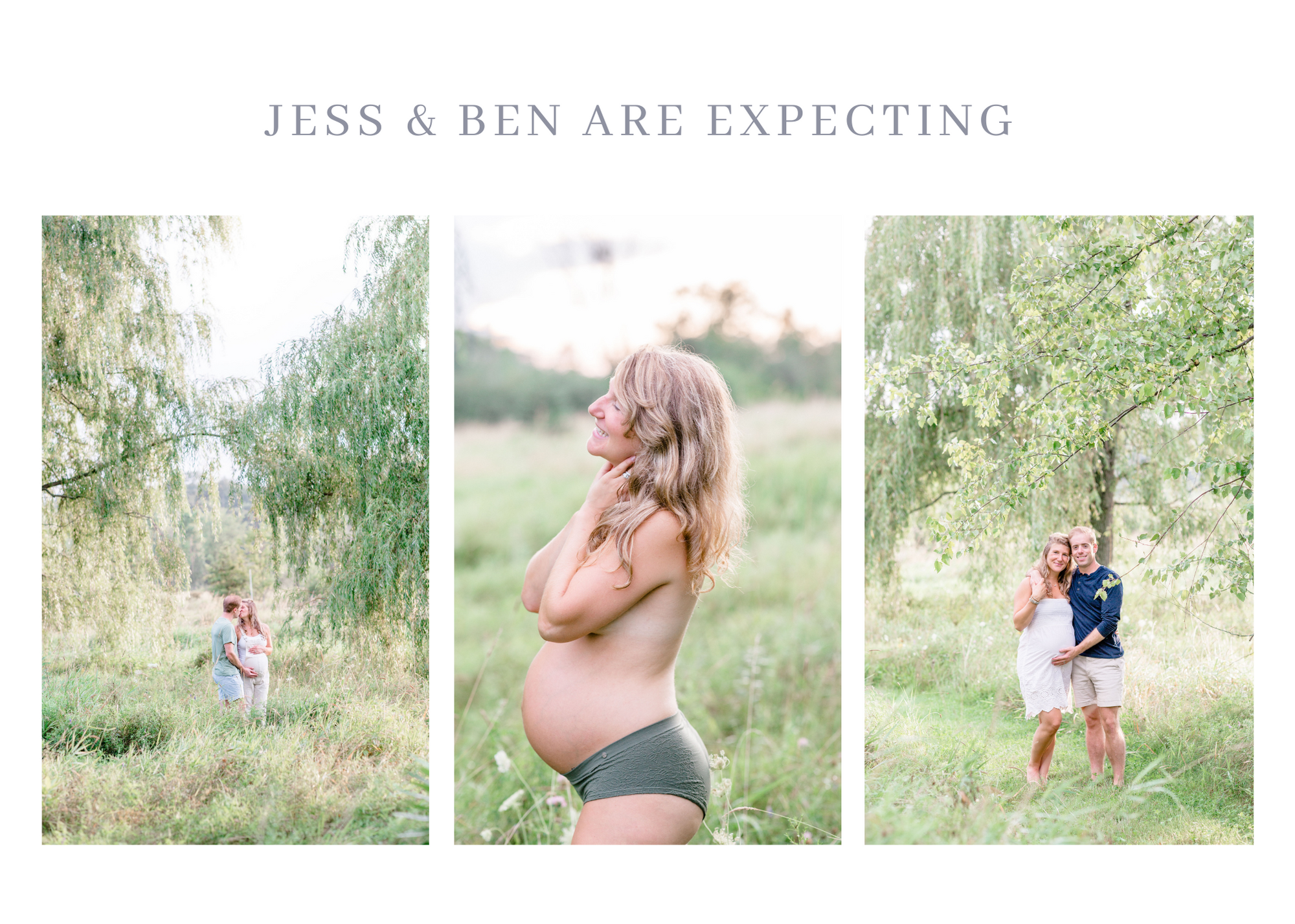 Vermont maternity photography shoot