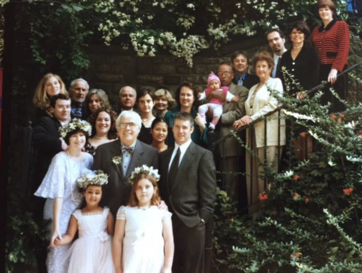 Annie as flower girl